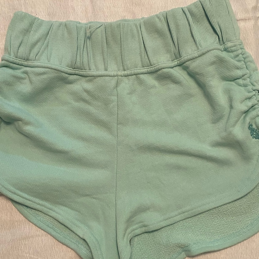 Free People Athletic Shorts in light blue